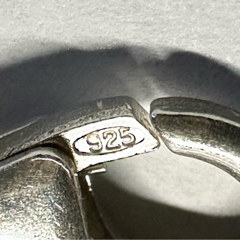 Silpada Retired B1217 Sterling Silver Hammered Circle “ Paper  Chain” Bracelet - Picture 6 of 7